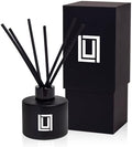 Lulu Candles | Reed Diffuser Set | Amber, Rose & Sheer Musk | 6 Reed Sticks | Scent Diffuser for Bedroom Bathroom Living Room & Office (4.2 FL Oz.)