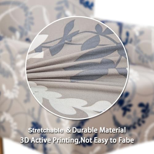 Accent Chair Covers with Arms Stretch Mid Century Modern Accent Chair Slipcovers 1-Piece Printed Banquet Arm Chair Cover Couch Sofa Covers Protector for Living Room Office Hotel #10