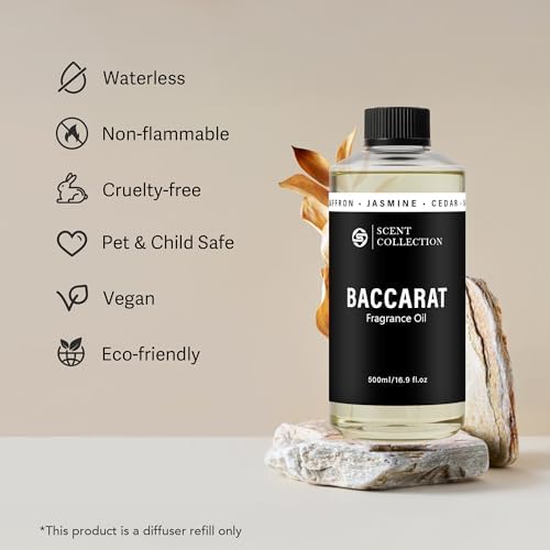 Luxury Hotel Scent Baccarat Hotel 500ml/16.9Fl oz Waterless Essential Oil