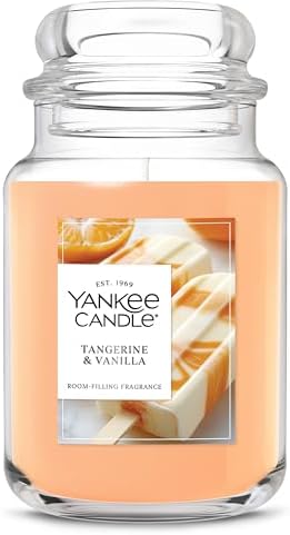 Yankee Candle Tangerine & Vanilla Scented Candle, 22oz Large Jar