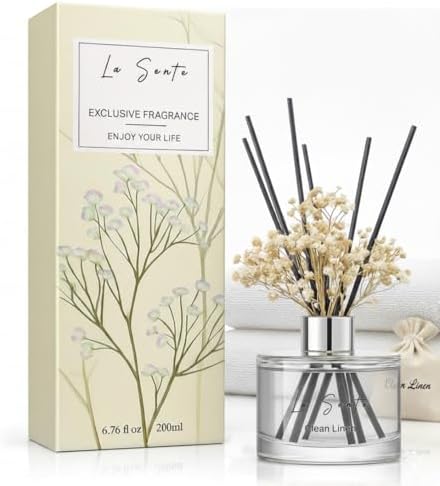 Reed Diffuser Set, Clean Linen, 6.7fl oz / 200 ml