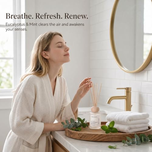 Eucalyptus & Mint Reed Diffuser, 3.5 Fl Oz