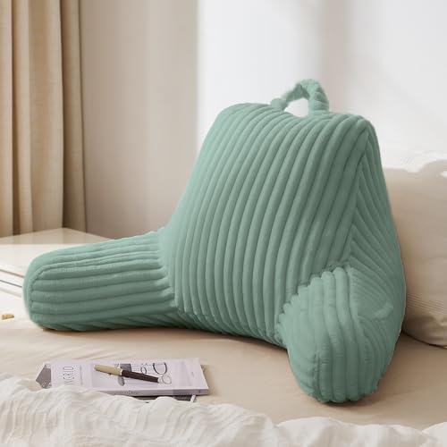 Blissful Diary Reading Pillow for Bed, Backrest Pillow, Mint Green