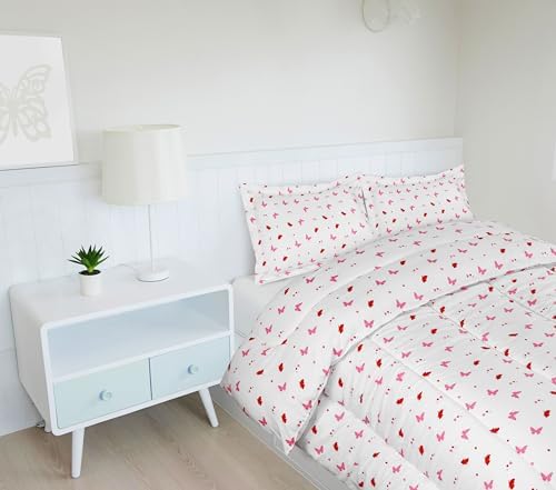 Utopia Bedding 3 Pc Kids Twin Comforter Set, Butterfly