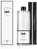 396 St. Vanilla Lavender Scented Oil Refills for Reed Diffuser, 16.9oz(500ml), 10 Fiber Reed Sticks, Home Fragrance