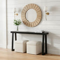 Plank+Beam Classic Console Table, 66 Inch, Black