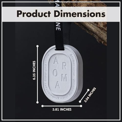 HOME ARCHIVE Aroma Diffuser with Aromatherapy Fragrant Oil Diffusers for Home Room Decor Fig Fragrance (Aroma Stone (Light Grey))