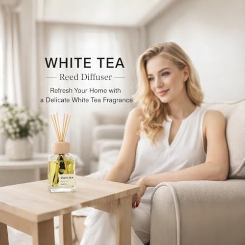 White Tea Reed Diffuser, 3.34 Fl Oz