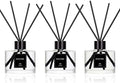Reed Diffuser Set of 3 for Bathroom Air Fresheners, Oil Diffuser Sticks | Tuberose, Gardenia, Freesia Scent(1.7 fl oz Each Pack) Home Fragrance with 12 Stick Defusers | House Shelf Decor