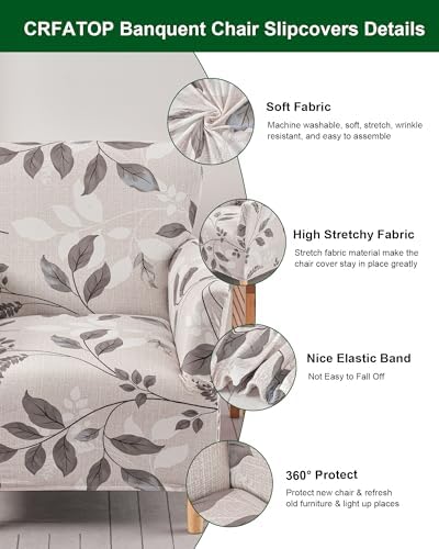 CRFATOP Accent Chair Cover, Stretch Armchair Slipcover for Living Room,19