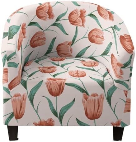 Eco-Ancheng Club Chair Slipcover Tub Chair Cover Stretch Armchair Covers