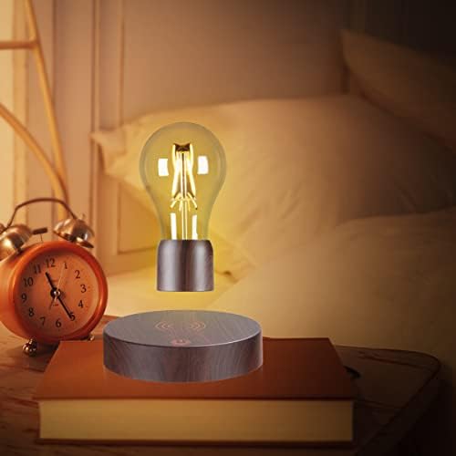 Levitating Lamp Magnetic Floating Spinning LED Light Bulb 360 Degree Rotating Night Lights for Creative Gifts Room Home Desk Table Office Decoration