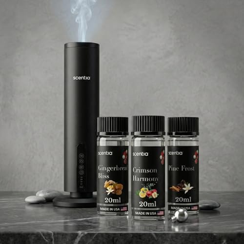 Scentia Winter Holiday Fragrance Oil Gift Set, 3X20 mL