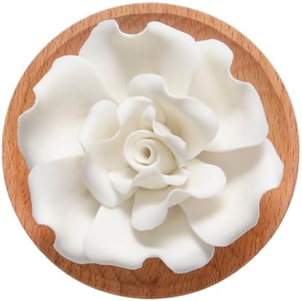 Flower Rose Wooden Pallet C Ceramic Essential Oil Mini Diffuser