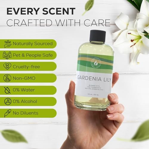 Aroma Country Gardenia Lily Luxury Diffuser Oil Refill (8.5 Fl Oz)