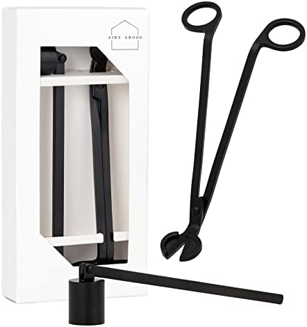 Airy Abode Candle Wick Trimmer and Candle Snuffer Accessory Set – Pick Your Color