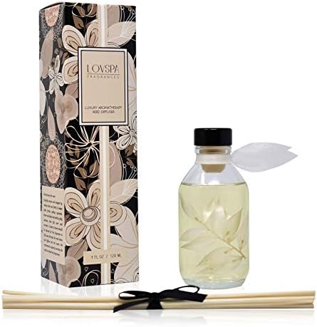Reed Diffuser Set - Coconut & Eucalyptus Scented Diffuser with Sticks