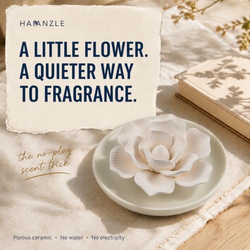 Passive Diffuser for Essential Oil-Ceramic Diffuser (Gardenia)
