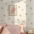 Boho Daisy Floral Wall Decals for Girls Room, Peel and Stick