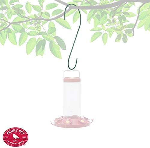 Perky-Pet 12-Inch Metal Hanging Hook for Bird Feeders, Hanging Baskets, and Outdoor Garden Decor - 67A - Rust Resistant Finsih - 35 lb Weight Limit - Hook for Bird Feeders Outdoors