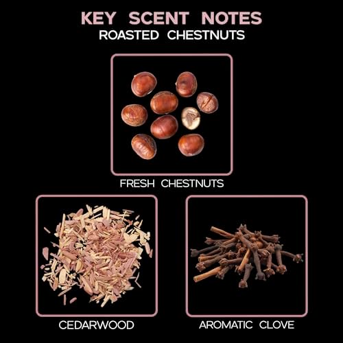 Reed Diffuser Set - Roasted Chestnuts Scented Diffuser with Sticks