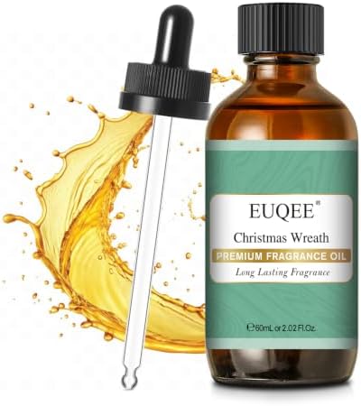 EUQEE Christmas Wreath Fragrance Oil for Holiday Party 2.02 Fl oz/ 60ml