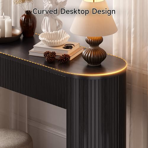 ONBRILL 55 Inch Console Table with 2 Drawers, Entryway Tables with Storage