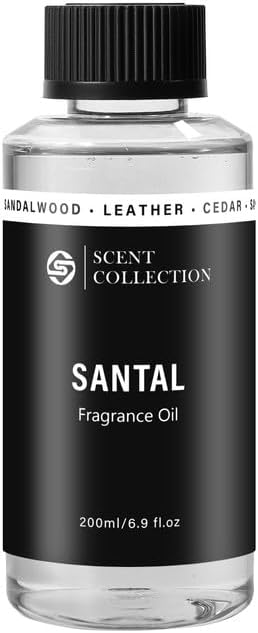 Luxury Hotel Scent Santal Diffuser Oil 200ml Waterless Sandalwood Refill