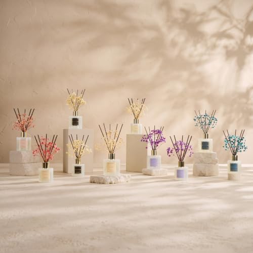 COCORRÍNA Reed Diffuser - Sandalwood Rose 3.38 fl oz Reed Diffuser for Bedroom Bathroom Home Décor