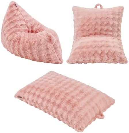 Hobestluk 3 in 1 Small Bean Bag Chair Comfortable Chair Floor Cushions
