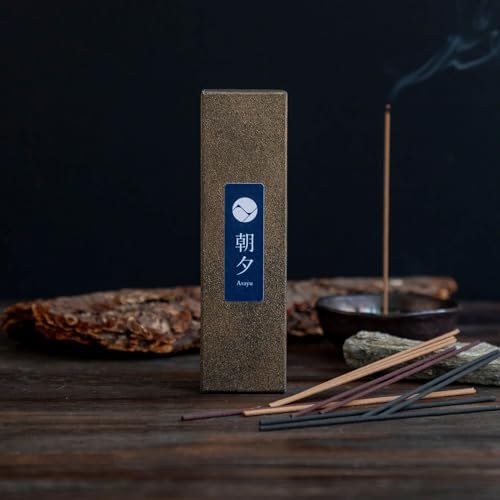 Asayu Japan Incense Sticks Assortment, 5 Natural Scents, 20g