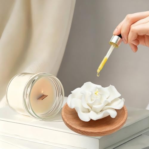 Flower Rose Wooden Pallet C Ceramic Essential Oil Mini Diffuser