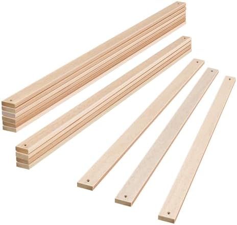 JINS&VICO Pack of 13 Count Bed Slats, Twin Size 38.7”Lx2.1”Wx0.7”H, Heavy Duty Replacement Wooden Slats Mattress Support, Fits Most Beds, Twin 38.7 Inch