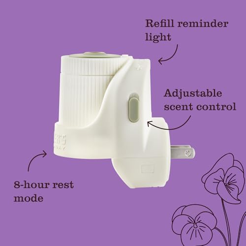 MRS. MEYER'S CLEAN DAY Scented Oil Refills, Compassion Flower, Refills, 0.67 Fl Oz (Pack of 24)