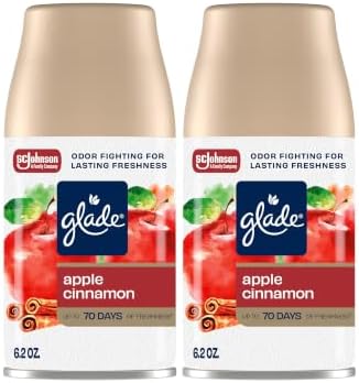 Glade Automatic Spray Air Freshener Refill, Apple Cinnamon, 2 Count