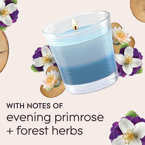 Glade 1-Wick 2in1 Scented Candle, Moonlit Walk & Wandering Stream, 2 Count
