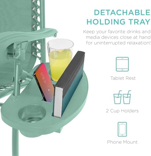 Best Choice Products Zero Gravity Chair Recliner, Seafoam