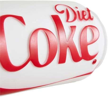 Diet Coke Squishy Night Light 5.7" LED Soft Mood Lamp for Decor, Kids Bedrooms, Collectors & Gift Giving
