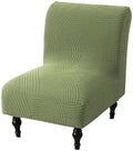 Eco-Ancheng Armless Chair Slipcover Removable Armless Accent Chairs Covers Washable Armless Slipper Chair Slipcover Printed Armless Chair Furniture Protector Covers for Living Dining Room Hotel,22