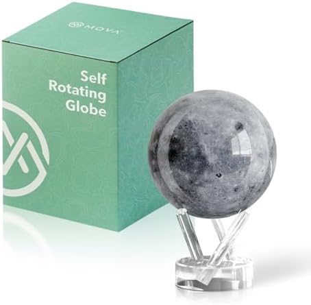 MOVA Self Rotating Globe, Moon Classic (4.5")