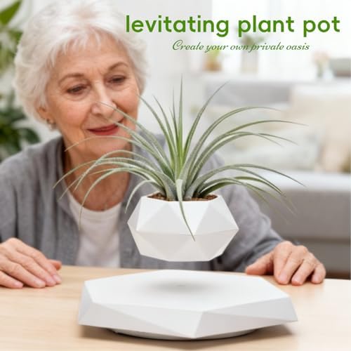 MOOCCI Floating Plant Pot,Levitating Planter for Succulents