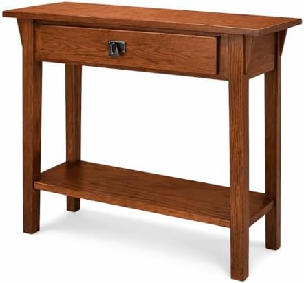 Leick Home Mission Console Table, 30", Russet