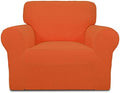 Easy-Going Stretch Chair Slipcover with Arm Washable Orange
