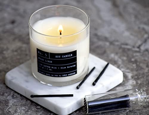 Lulu Candles | Lemon Biscotti | Luxury Scented Soy Jar Candle | Hand Poured in The USA | Highly Scented & Long Lasting (6 Oz.)