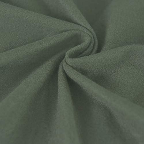 Easy-Going 3 Pieces Stretch Soft Couch Cover for Dogs - Washable Sofa Slipcover for 2 Separate Cushion Couch - Elastic Furniture Protector for Pets, Kids (Loveseat, Greyish Green, Medium)