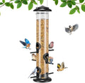 Kingsyard Metal Tube Bird Feeders for Outdoors Hanging