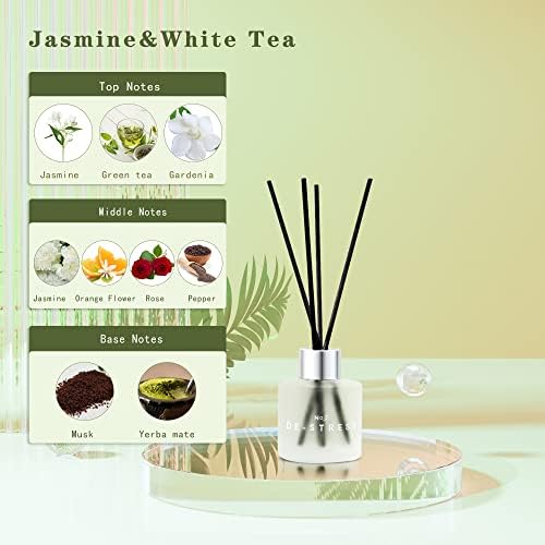 3 Pack Fragrance Reed Diffuser, 50ML Lavender Jasmine Freesia
