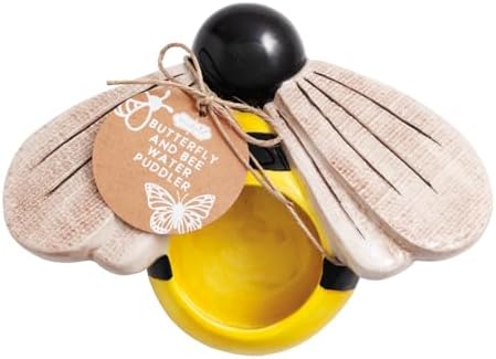 Mud Pie Ceramic Bee Water Puddler