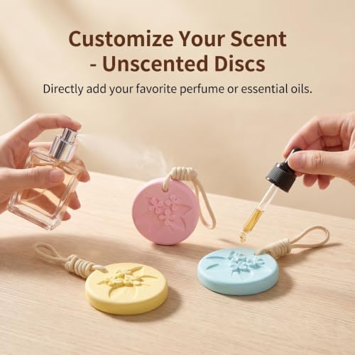 Plaster Aroma Tester 3 Pack, Three Colors, Osmanthus, Unscented