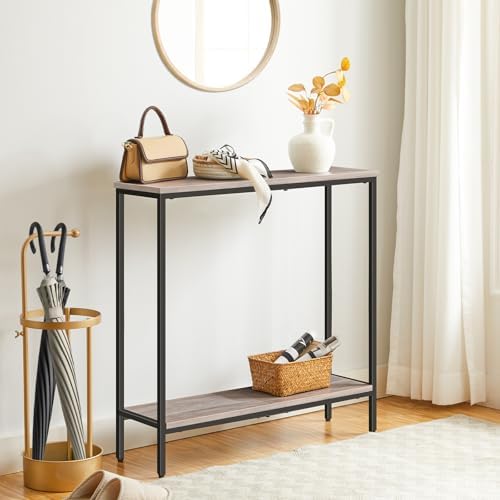 HOOBRO 29.5" L Narrow Console Table, 8.7" D Small Entryway Table